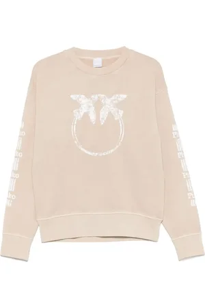 Pinko Felpa con stampa Love Birds