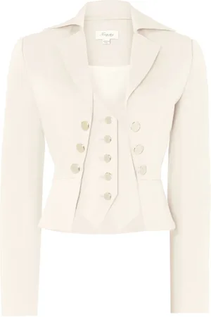 TEMPERLEY LONDON Blazer crop Castell