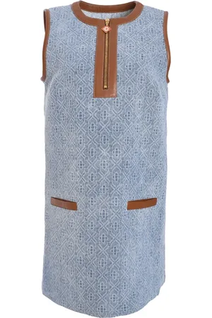 Casablanca Abito denim con monogramma