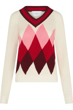 BALLANTYNE Maglione in cashmere e cotone con applicazione