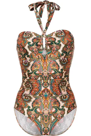 ZIMMERMANN Costume intero Ottie con stampa paisley
