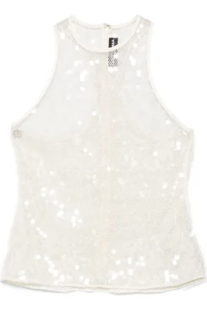 DAVID KOMA Canotta con paillettes