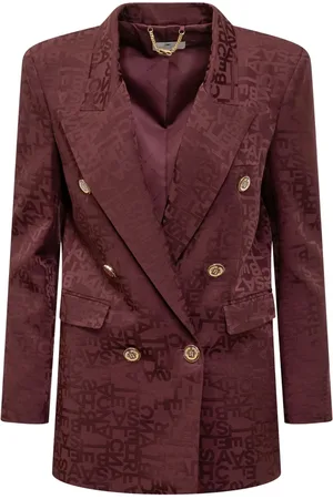 Elisabetta Franchi Blazer con logo jacquard