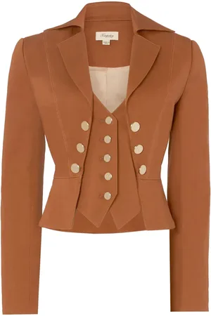 TEMPERLEY LONDON Blazer crop Castell