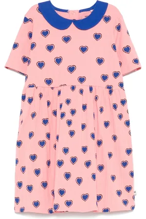 Mini Rodini Abito Outlined Hearts