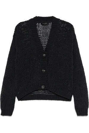 Roberto Collina Cardigan in maglia traforata