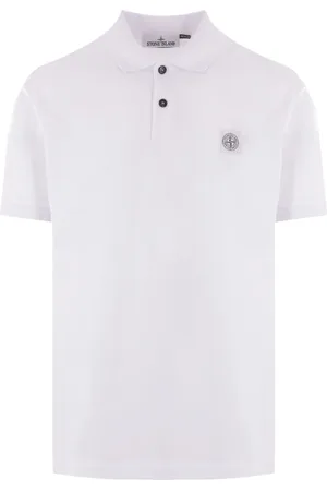 Stone Island Polo con applicazione logo