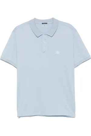 C.P. Company Polo in cotone con ricamo logo