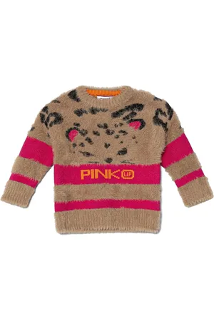 Pinko Maglione con logo a intarsio