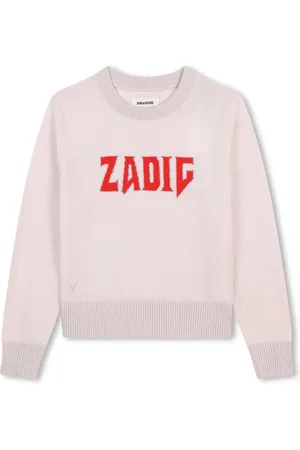 Zadig & Voltaire Maglione con logo a intarsi