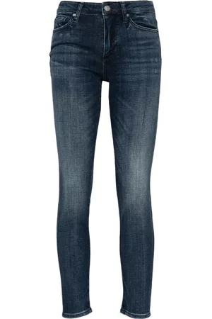 Armani Exchange Jeans affusolati con effetto vissuto