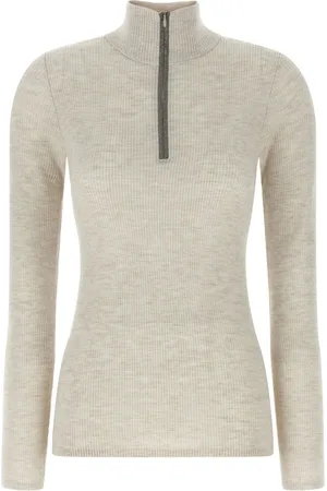 Brunello Cucinelli Maglione con zip