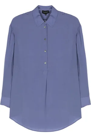 Emporio Armani Camicia con chiusura parziale