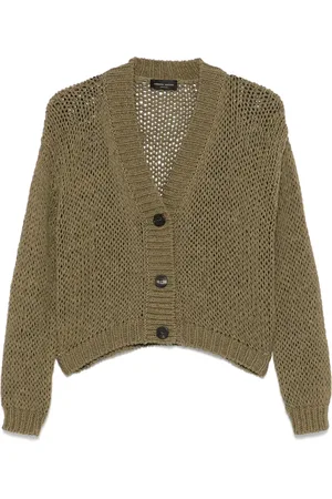 Roberto Collina Cardigan in maglia traforata