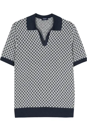 DRUMOHR Polo con effetto jacquard