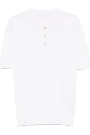 ELEVENTY T-shirt con scollo henley