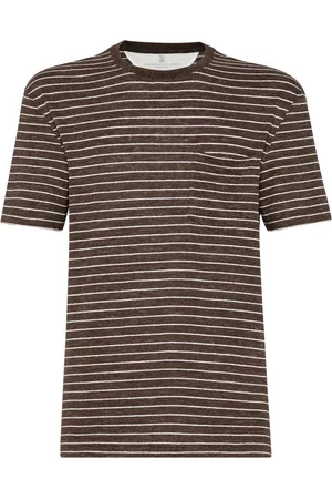 Brunello Cucinelli T-shirt a righe