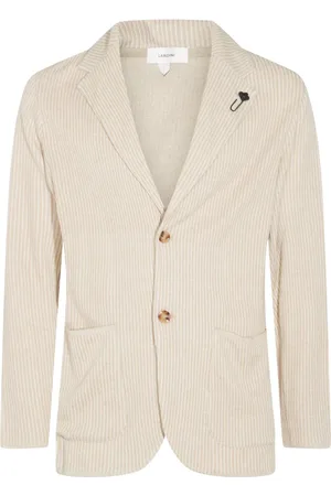 LARDINI Blazer in lino e cotone