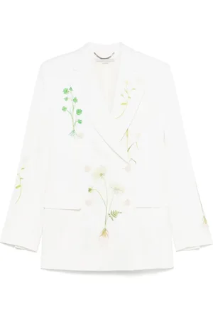 Stella McCartney Blazer con ricamo a fiori