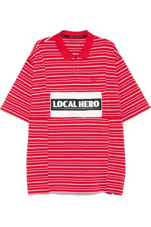 MARTINE ROSE Polo a righe