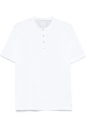 ELEVENTY T-shirt con scollo henley