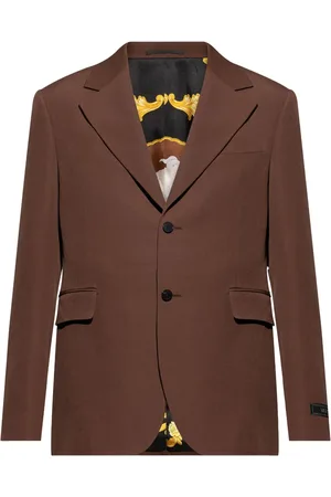 VERSACE Blazer monopetto in lana