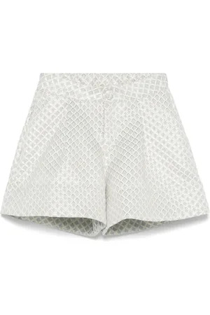 MISS GRANT Shorts con fantasia geometrica