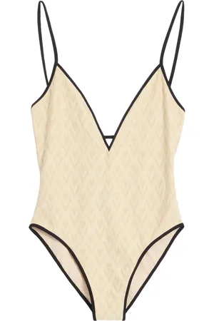 VALENTINO GARAVANI Costume da bagno Toute La V jacquard