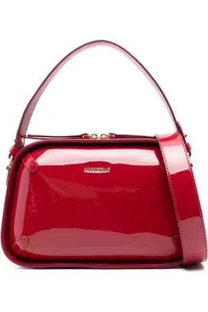 Coccinelle Borsa tote con finitura lucida
