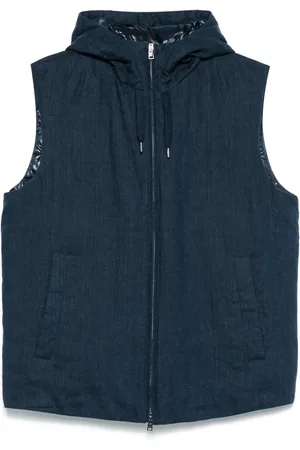 HERNO Gilet in lino