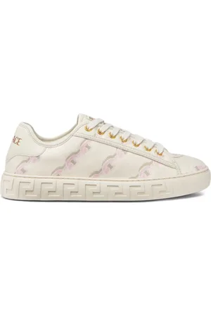 VERSACE Sneakers Chain Stripes Greca