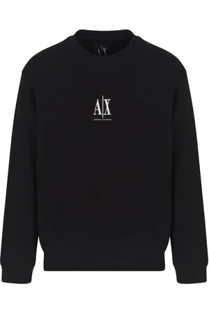 Armani Exchange Felpa con logo ricamato