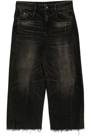 JNBY Jeans affusolati con orlo sfrangiato