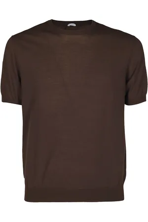 Malo T-shirt in maglia fine di cotone
