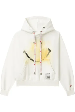 Maison Mihara Yasuhiro Felpa con cappuccio Smiley