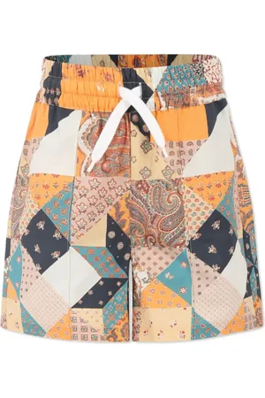 Etro Shorts con stampa patchwork