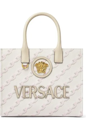 VERSACE Borsa tote Chain Stripes La Medusa piccola