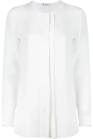 Loro Piana Camicia con dettaglio pieghe