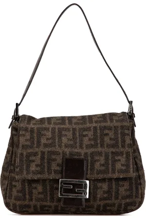 Fendi Borsa a spalla Mamma Baguette in lana 2010-2024