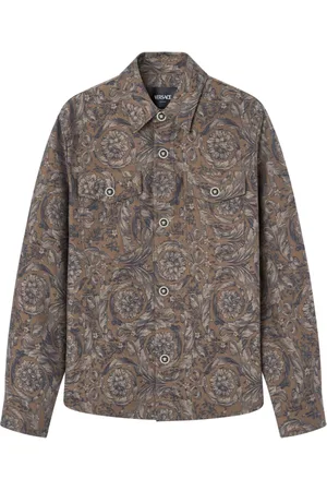 VERSACE Giacca-camicia Barocco jacquard