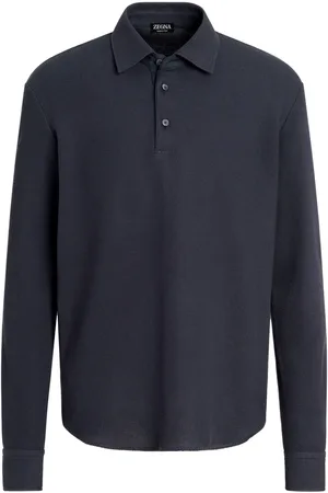 Ermenegildo Zegna Polo in cotone con ricamo logo