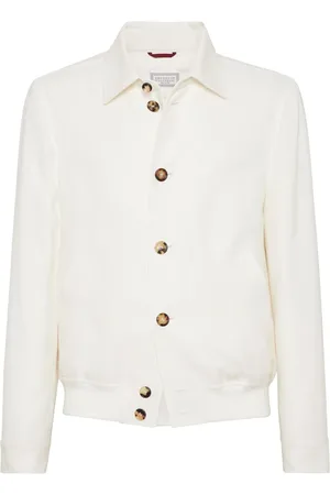 Brunello Cucinelli Giacca-camicia in twill