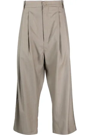 Hed Mayner Pantaloni con pieghe crop