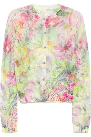 JNBY Cardigan con effetto jacquard