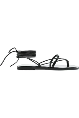 Serafini Sandali bassi con finitura verniciata