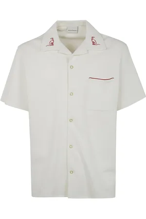 Drôle de Monsieur Camicia con colletto ricamato