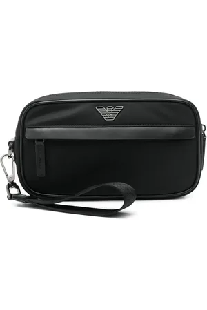 Emporio Armani Clutch con placca logo