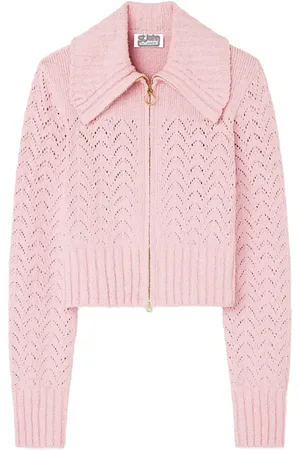 ST. JOHN Cardigan Re-Edition Chevron