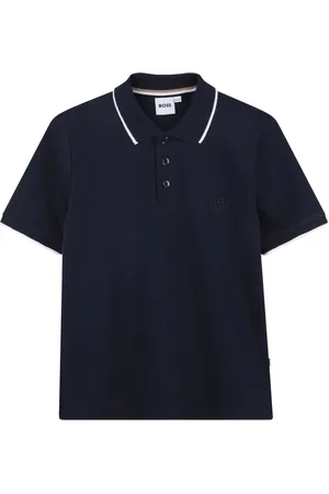 HUGO BOSS Polo in cotone con ricamo