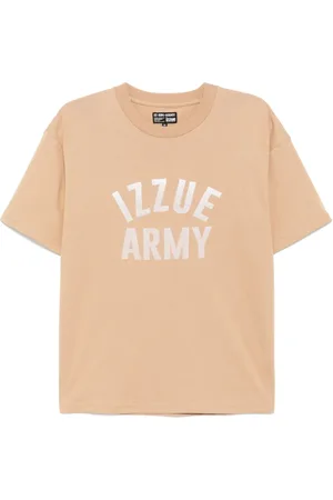 Izzue T-shirt con logo ricamato